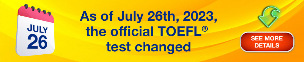 TOEFL® Test Preparation / TOEFL® and University Preparation Programı